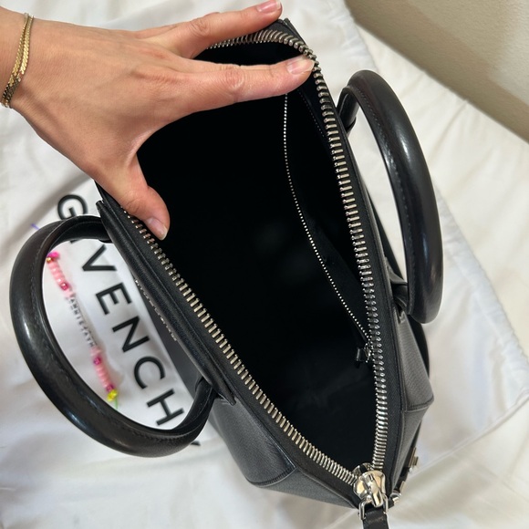 Givenchy Antigona Bag Medium - Black Leather, Silver Hardware ($2,650 Retail) - Picture 9 of 12